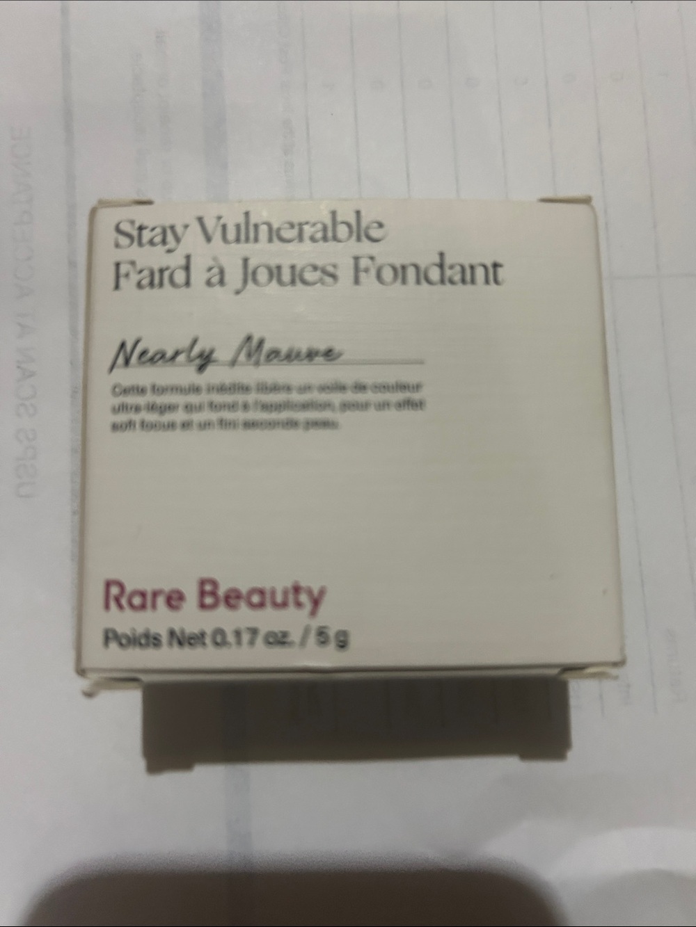 Rare Beauty Nearly Mauve Cream Blush